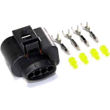 Разъем герметичный без провода на 4 контакта, комплект